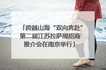 跨越山海“双向奔赴” 第二届江苏拉萨周招商推介会在南京举行
